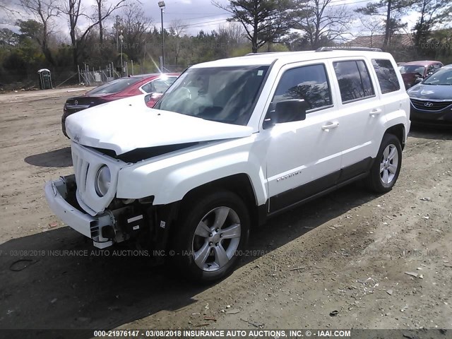 1C4NJPBB8ED912658 - 2014 JEEP PATRIOT SPORT WHITE photo 2