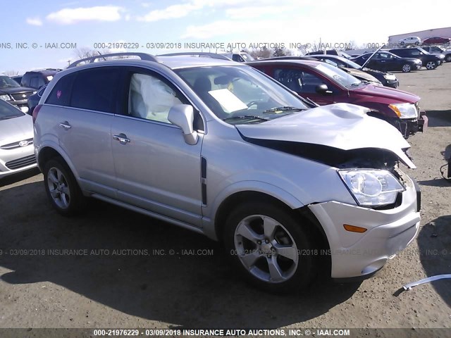 3GNAL3EK6ES572589 - 2014 CHEVROLET CAPTIVA LT SILVER photo 1