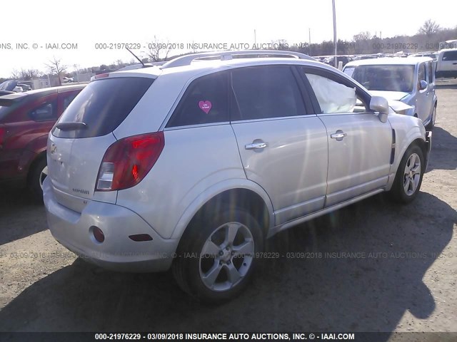 3GNAL3EK6ES572589 - 2014 CHEVROLET CAPTIVA LT SILVER photo 4