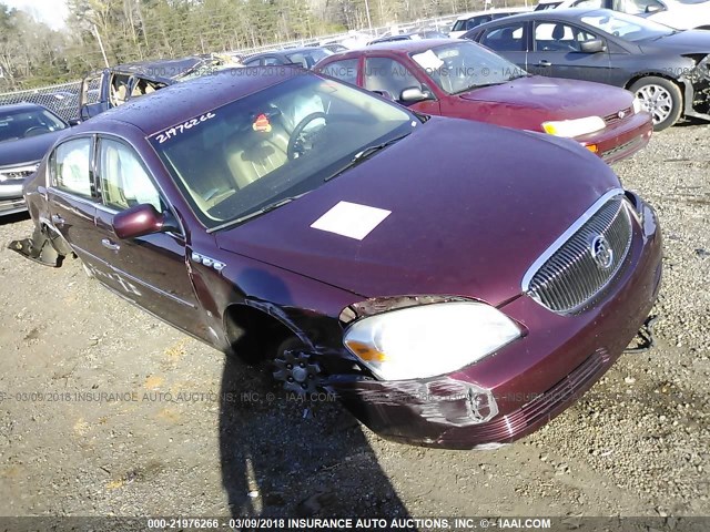 1G4HD57207U169171 - 2007 BUICK LUCERNE CXL BURGUNDY photo 1