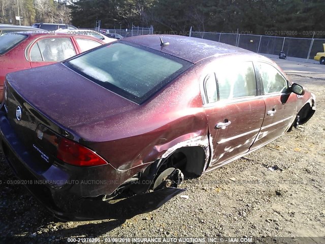 1G4HD57207U169171 - 2007 BUICK LUCERNE CXL BURGUNDY photo 6