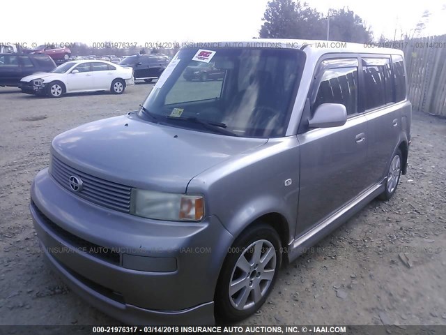 JTLKT324864041127 - 2006 TOYOTA SCION XB GRAY photo 2