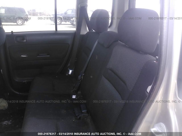 JTLKT324864041127 - 2006 TOYOTA SCION XB GRAY photo 8