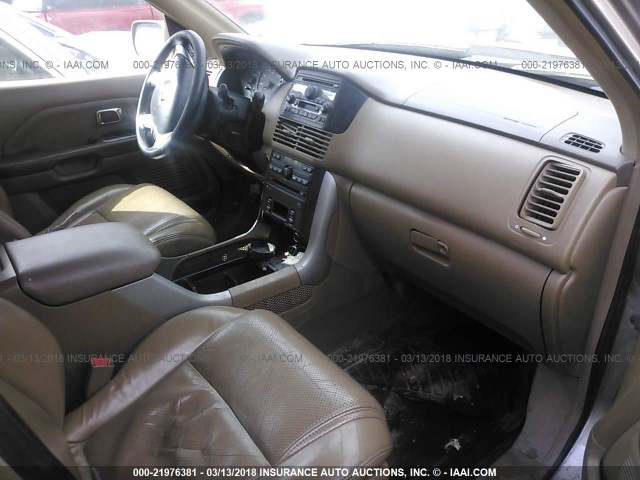 2HKYF18644H558880 - 2004 HONDA PILOT EXL GOLD photo 5