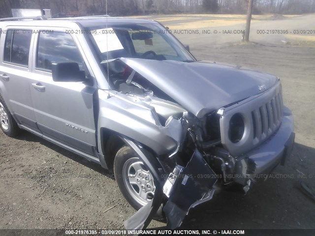 1C4NJPBB3GD799916 - 2016 JEEP PATRIOT SPORT SILVER photo 6