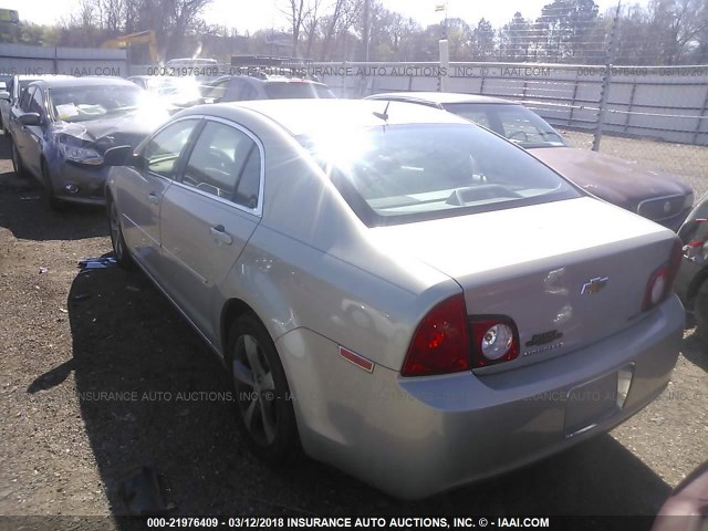 1G1ZC5EU2BF336913 - 2011 CHEVROLET MALIBU 1LT 棕色 照片 3