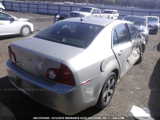 1G1ZC5EU2BF336913 - 2011 CHEVROLET MALIBU 1LT 棕色 照片 4