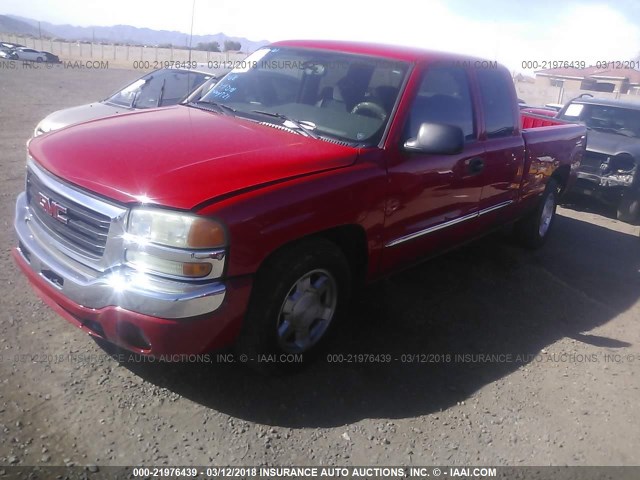 1GTEC19Z66Z297168 - 2006 GMC NEW SIERRA C1500 RED photo 2