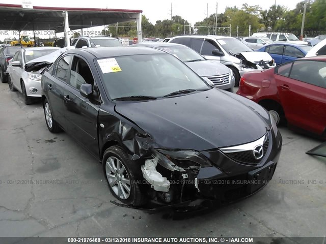 JM1BK32F581774899 - 2008 MAZDA 3 I BLACK photo 6