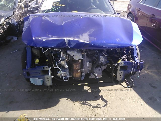 1HGCV1F35JA074582 - 2018 HONDA ACCORD SPORT BLUE photo 6