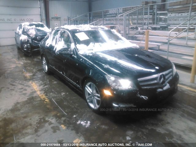 WDDGF8BB2CR238240 - 2012 MERCEDES-BENZ C 300 4MATIC BLACK photo 1