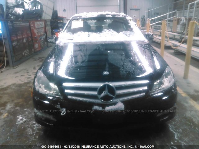 WDDGF8BB2CR238240 - 2012 MERCEDES-BENZ C 300 4MATIC BLACK photo 6