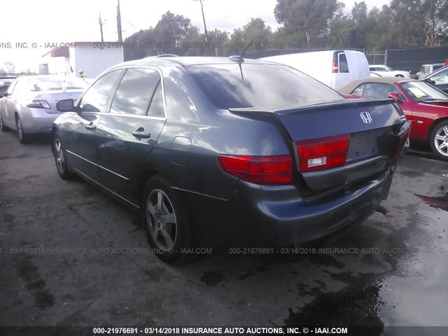 JHMCN36575C017210 - 2005 HONDA ACCORD HYBRID GRAY photo 3