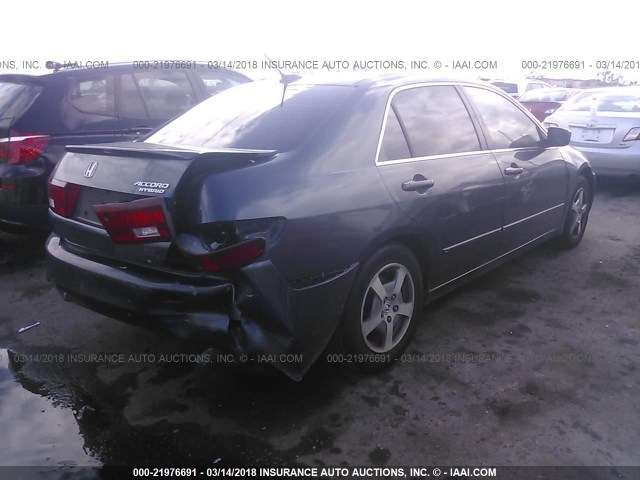 JHMCN36575C017210 - 2005 HONDA ACCORD HYBRID GRAY photo 4