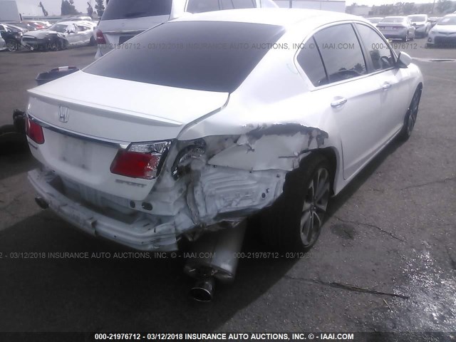 1HGCR2F50EA255008 - 2014 HONDA ACCORD SPORT 白色 照片 4