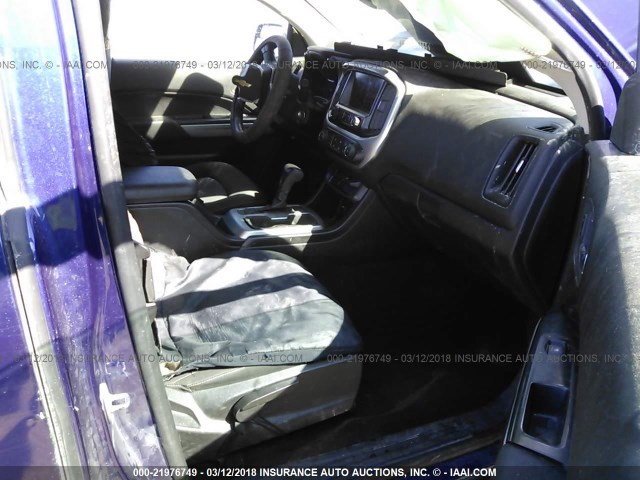 1GCHSCEA4G1392971 - 2016 CHEVROLET COLORADO LT BLUE photo 5