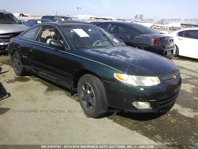 2T1CF22P91C511246 - 2001 TOYOTA CAMRY SOLARA SE/SLE GREEN photo 1