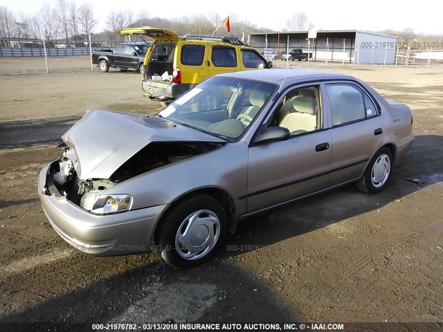 2T1BR12E4XC254632 - 1999 TOYOTA COROLLA VE/CE/LE GRAY photo 2