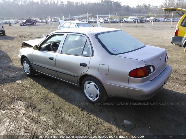 2T1BR12E4XC254632 - 1999 TOYOTA COROLLA VE/CE/LE GRAY photo 3