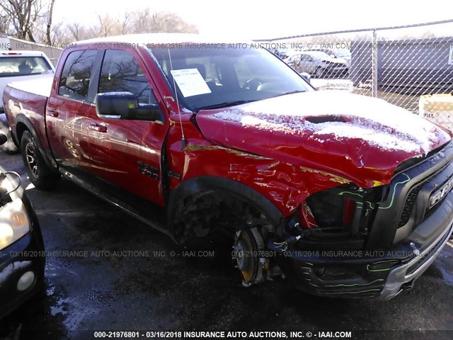 1C6RR7YT9GS200675 - 2016 RAM 1500 REBEL წითელი ფოტო 1