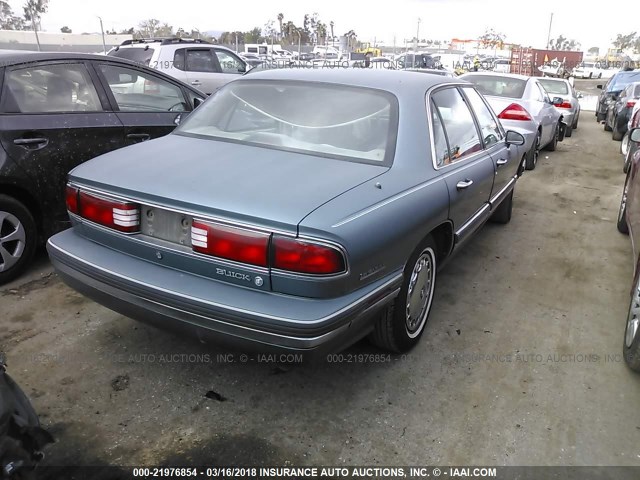 1G4HR53L6PH493816 - 1993 BUICK LESABRE LIMITED GREEN photo 4