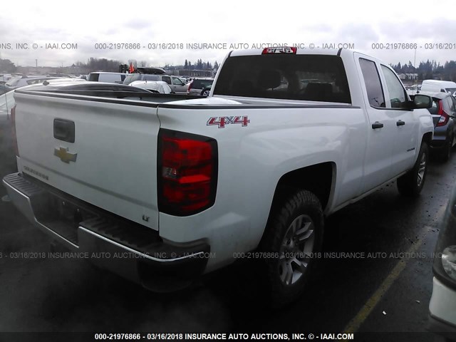 1GCVKREC8EZ190172 - 2014 CHEVROLET SILVERADO K1500 LT WHITE photo 4