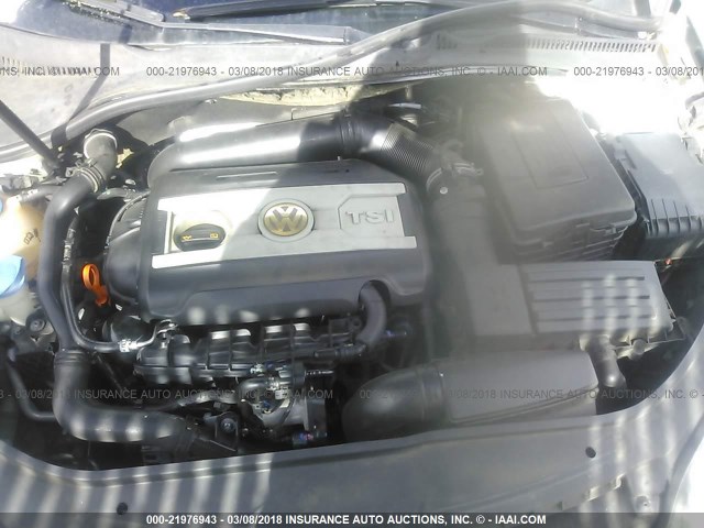 3VWRA71KX8M186441 - 2008 VOLKSWAGEN JETTA WOLFSBURG 银色 照片 10