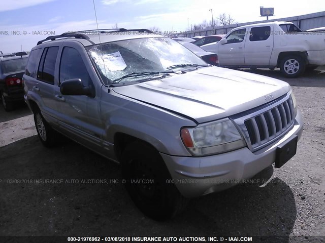 1J4GW58N14C156945 - 2004 JEEP GRAND CHEROKEE LIMITED SILVER photo 1