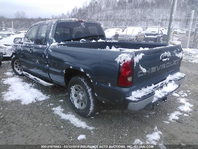 1GCEC19X16Z138377 - 2006 CHEVROLET SILVERADO C1500 BLUE photo 3