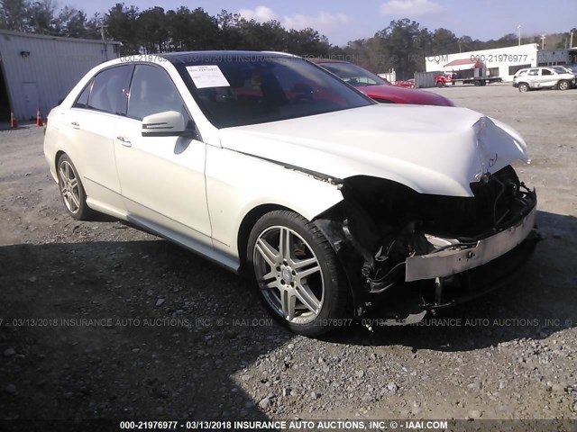 WDDHF8HB4AA211452 - 2010 MERCEDES-BENZ E 350 4MATIC WHITE photo 1