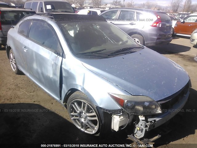JTKDE167960089632 - 2006 TOYOTA SCION TC ღია ლურჯი ფოტო 1