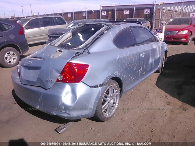 JTKDE167960089632 - 2006 TOYOTA SCION TC ღია ლურჯი ფოტო 4