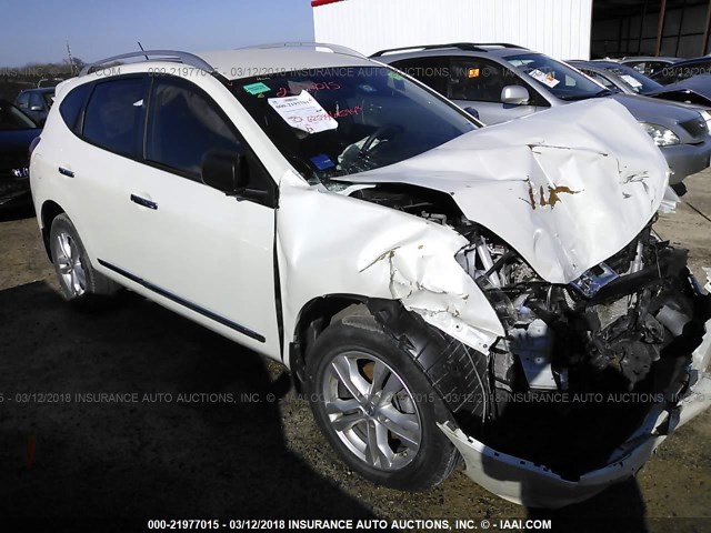 JN8AS5MT7FW663804 - 2015 NISSAN ROGUE SELECT S WHITE photo 1