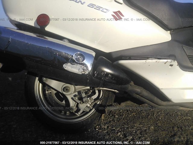 JS1CP51B3C2100781 - 2012 SUZUKI AN650 A WHITE photo 8