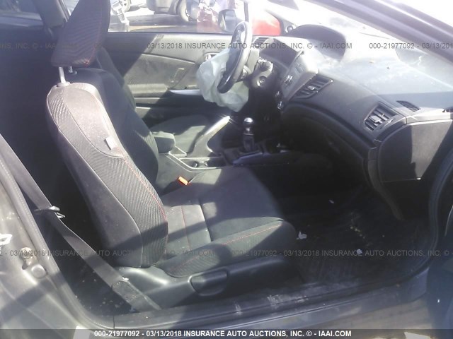 2HGFG4A52CH705326 - 2012 HONDA CIVIC SI SILVER photo 5