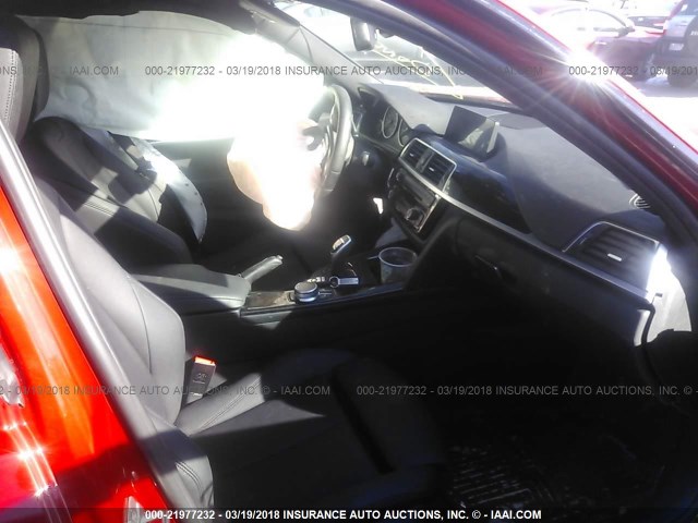WBA8D9G33HNU62897 - 2017 BMW 330 XI RED photo 5