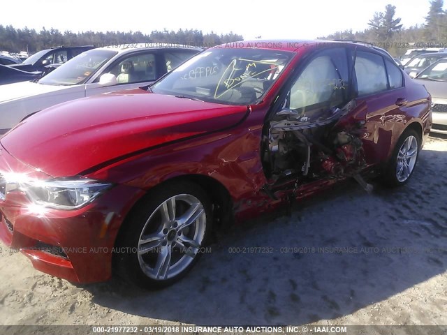 WBA8D9G33HNU62897 - 2017 BMW 330 XI RED photo 6