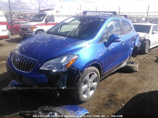 KL4CJBSB2GB681582 - 2016 BUICK ENCORE CONVENIENCE 蓝色 照片 6