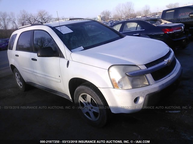 2CNDL23F266100617 - 2006 CHEVROLET EQUINOX LS WHITE photo 1