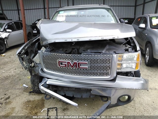 3GTEC13C59G128834 - 2009 GMC SIERRA C1500/C1500 SL GRAY photo 6