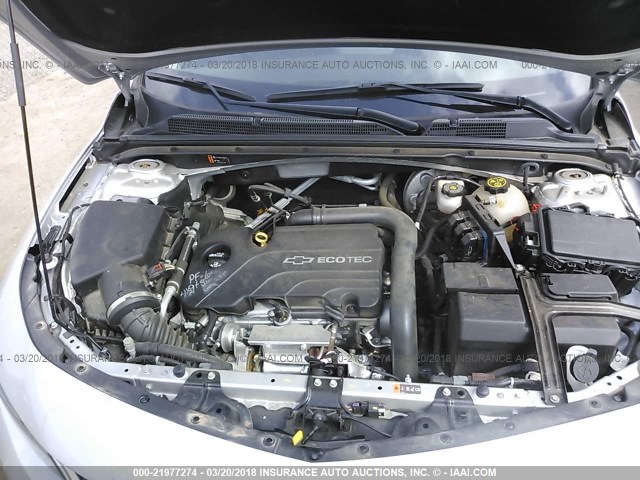 1G1ZB5ST8HF148467 - 2017 CHEVROLET MALIBU LS ვერცხლისფერი ფოტო 10