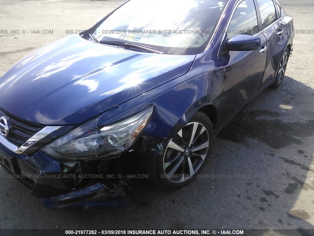 1N4AL3AP1GC170259 - 2016 NISSAN ALTIMA 2.5/S/SV/SL/SR BLUE photo 6