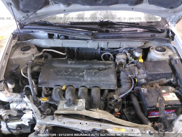 1NXBR32E73Z023535 - 2003 TOYOTA COROLLA CE/LE/S SILVER photo 10