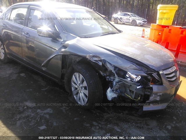 1HGCP2F46CA004519 - 2012 HONDA ACCORD LXP GRAY photo 6