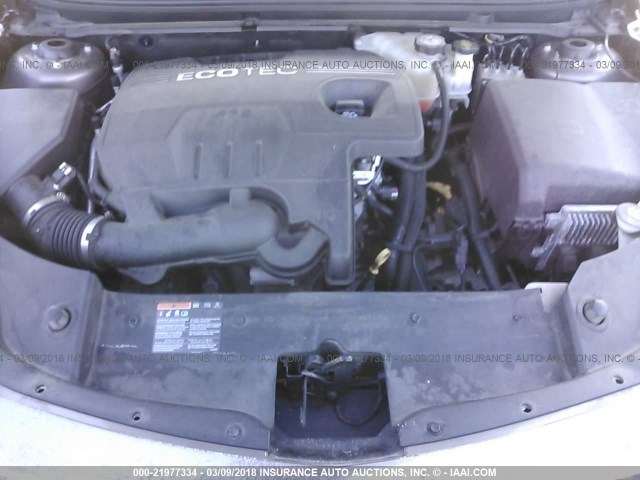 1G1ZC5EU4CF142031 - 2012 CHEVROLET MALIBU 1LT 棕色 照片 10