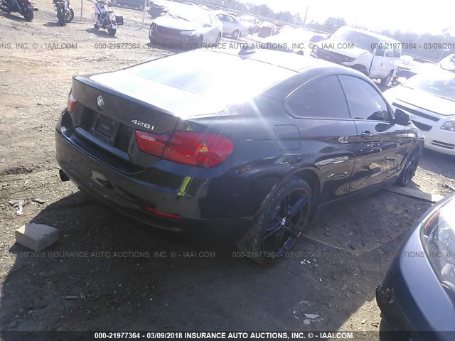 WBA3N3C52EF710851 - 2014 BMW 428 I BLACK photo 4