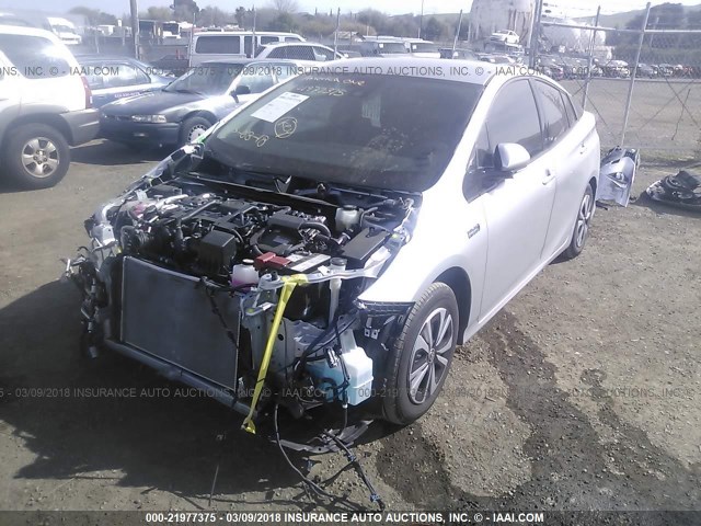JTDKARFP3H3005069 - 2017 TOYOTA PRIUS PRIME  银色 照片 2