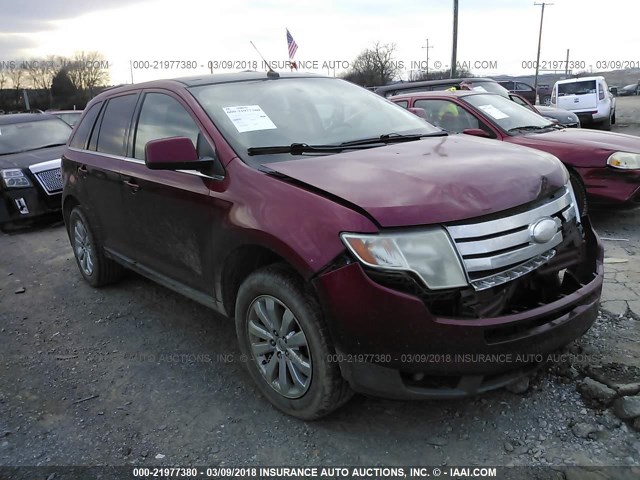 2FMDK39C79BA95741 - 2009 FORD EDGE LIMITED RED photo 1