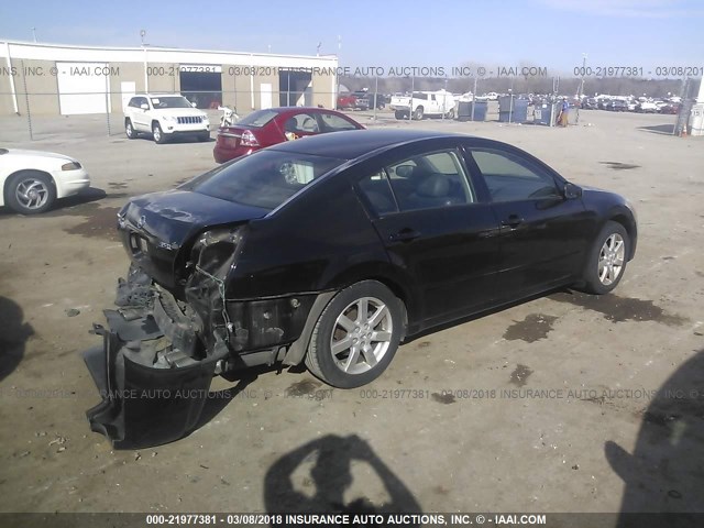 1N4BA41EX4C803268 - 2004 NISSAN MAXIMA SE/SL BLACK photo 4