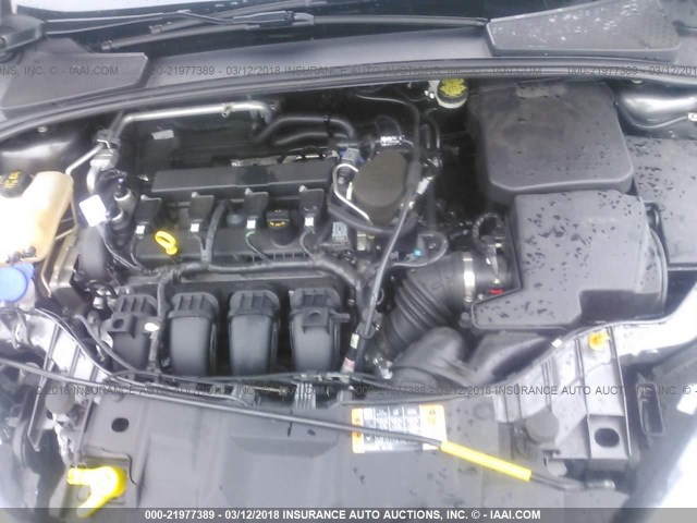 1FADP3E28FL365354 - 2015 FORD FOCUS S GRAY photo 10